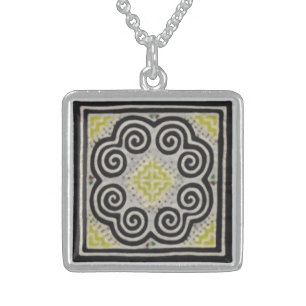 Hmong Shaman Charm Sterling Silver Necklace