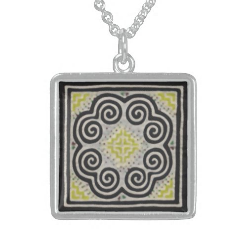 Hmong Shaman Charm Sterling Silver Necklace