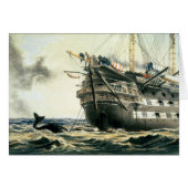 HMS Agamemnon laying the original Atlantic cable, (Front Horizontal)