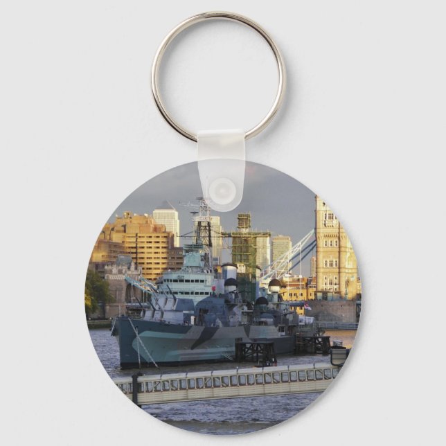HMS Belfast. Keychain (Front)