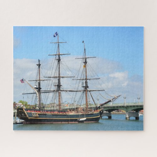 HMS Bounty Galleon Ship Glossy Poster Jigsaw Puzzle