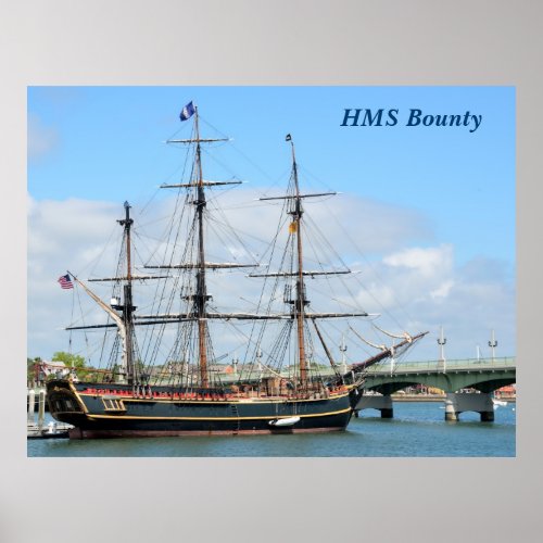 HMS Bounty Poster