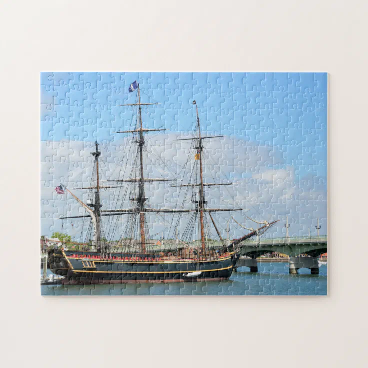 HMS Bounty Sailing Ship Jigsaw Puzzle Zazzle