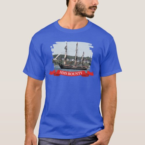 HMS Bounty Tall Ship Photo T_shirt