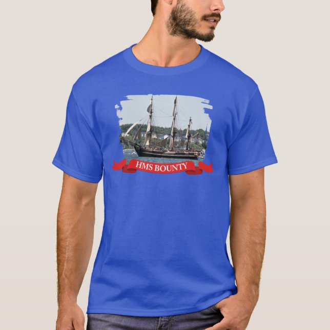 HMS Bounty Tall Ship Photo T-shirt (Front)