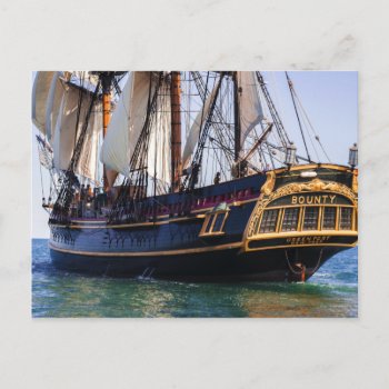 Hms Bounty Tall Ship Postcard by Dozzle at Zazzle