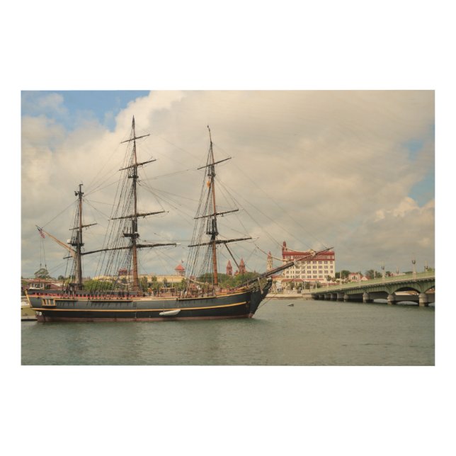 HMS Bounty Wood Wall Decor (Front)