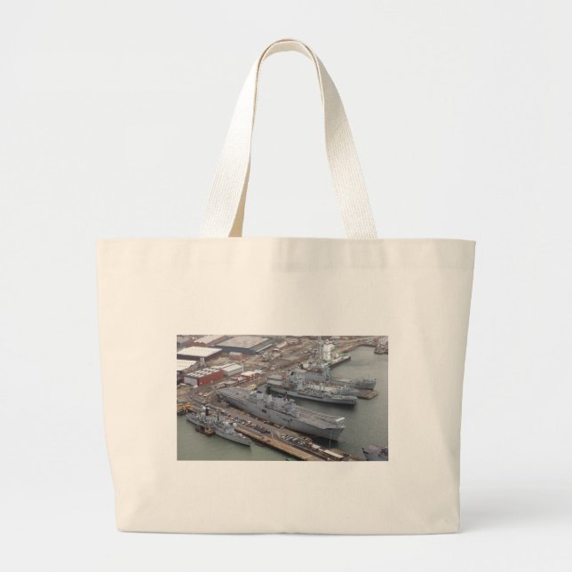 HMS Invincible Large Tote Bag (Front)
