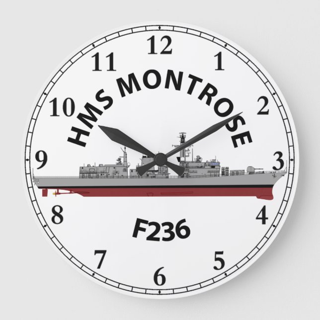 HMS MONTROSE - F236 - TYPE 23 LARGE CLOCK (Front)