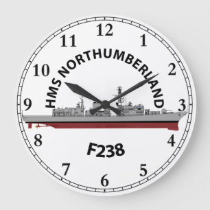 HMS NORTHUMBERLAND - F238 - TYPE 23 LARGE CLOCK