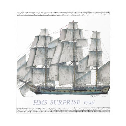 HMS Surprise 1796 Notepad
