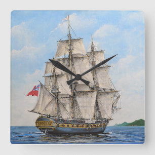 HMS Surprise Acrylic Wall Clock