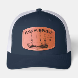 HMS SURPRISE LEATHER PATCH HAT