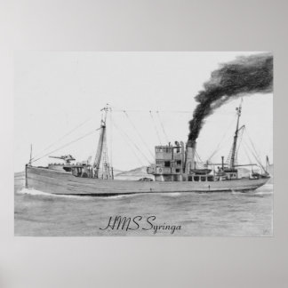 HMS Syringa poster