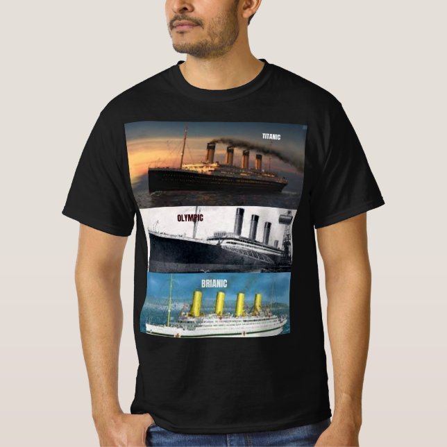 hms titanic and her sister ships T-Shirt (Front)