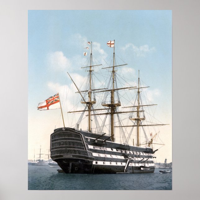 HMS Victory 16" x 20" poster (Front)
