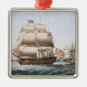 HMS Victory, 1806 Metal Ornament