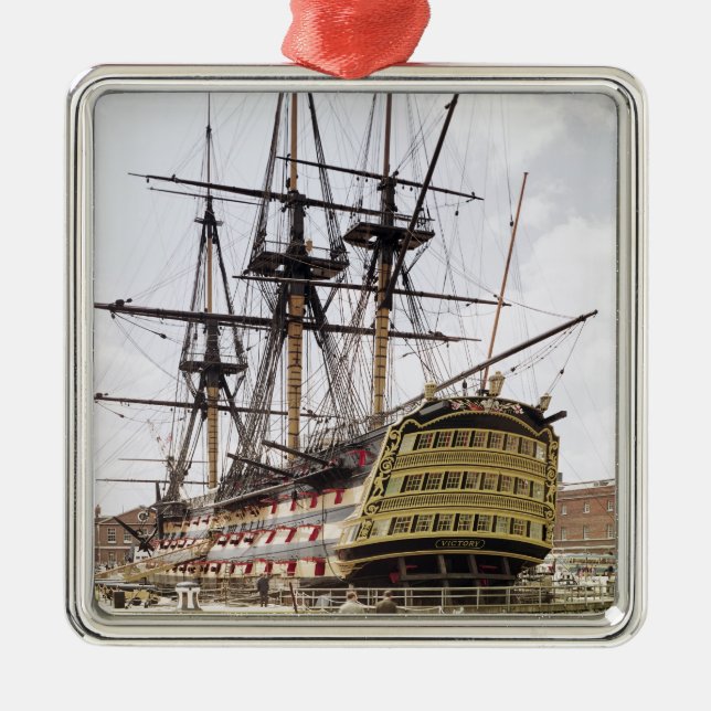 HMS Victory Metal Ornament (Front)