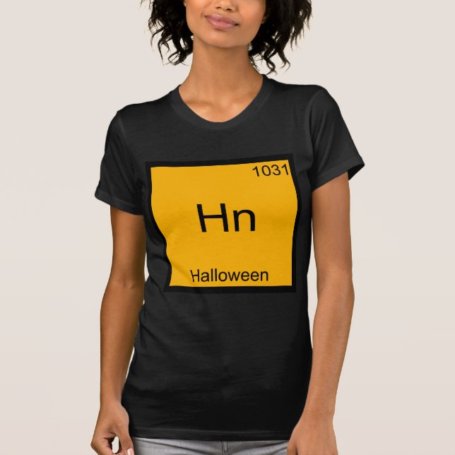 Hn - Halloween Funny Element Meme Chemistry Tee (Front)