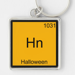 Hn - Halloween Funny Element Meme Chemistry Tee Keychain