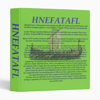 Hnefatafl game binder green