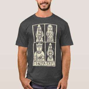 Hnefatafl light upon dark T-Shirt