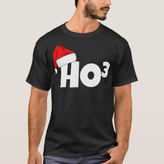 Ho3 Cubed Christmas HoHoHo Math Teacher Funny Gift T-Shirt