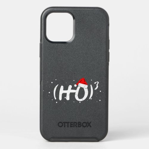 Ho 3 Christmas Math Teacher Students Funny Santa H OtterBox Symmetry iPhone 12 Pro Case