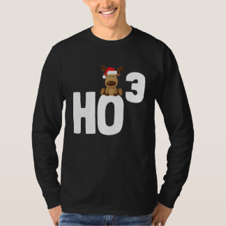Ho 3 Cubed Christmas Ho Ho Math Teacher   Ho3 T-Shirt