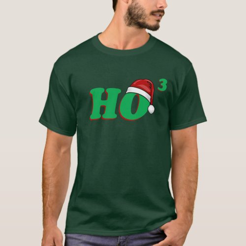 Ho 3 Cubed Funny Christmas Shirt