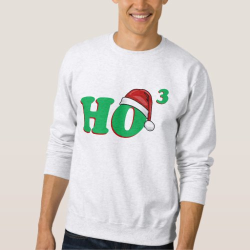 Ho 3 Cubed Funny Christmas Sweater