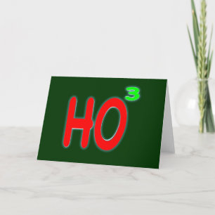HO 3 HOLIDAY CARD