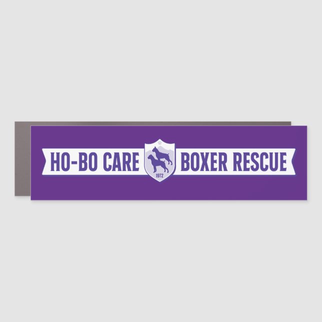 Ho-Bo Care Car Magnet (Front)