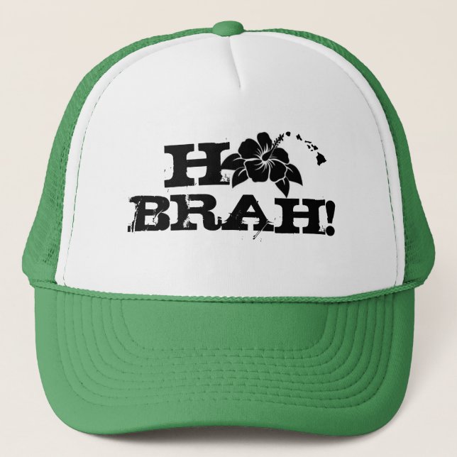 Ho Brah!...,Flower Trucker Hat (Front)