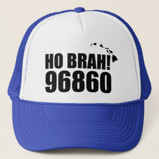 Ho Brah!,Hawaii Zip Code Hat 96860 Pearl Harbor