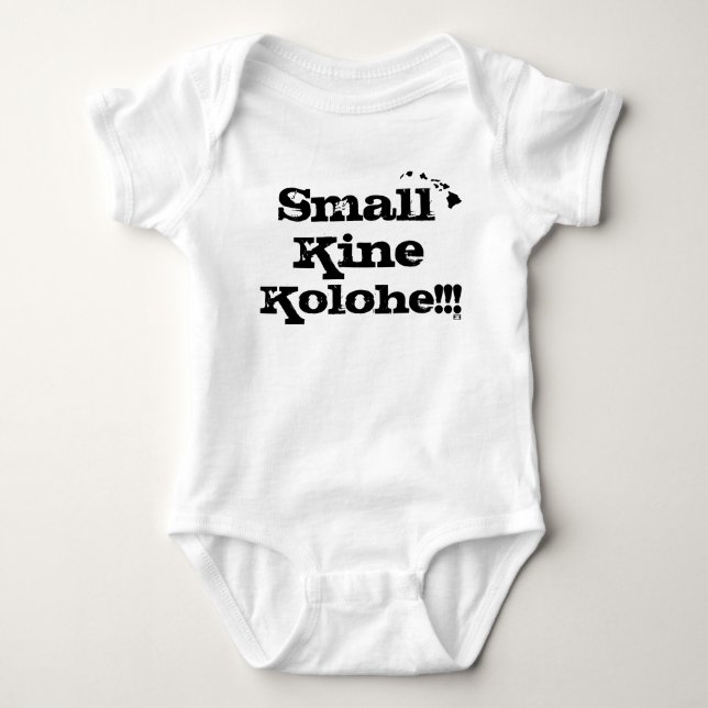 Ho Brah!, Small Kine Kolohe Baby Clothing Baby Bodysuit (Front)
