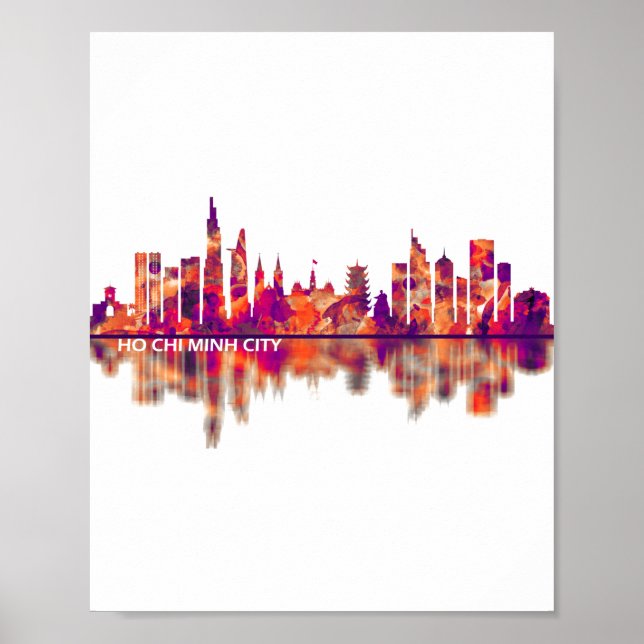 Ho Chi Minh City Vietnam Skyline Poster (Front)