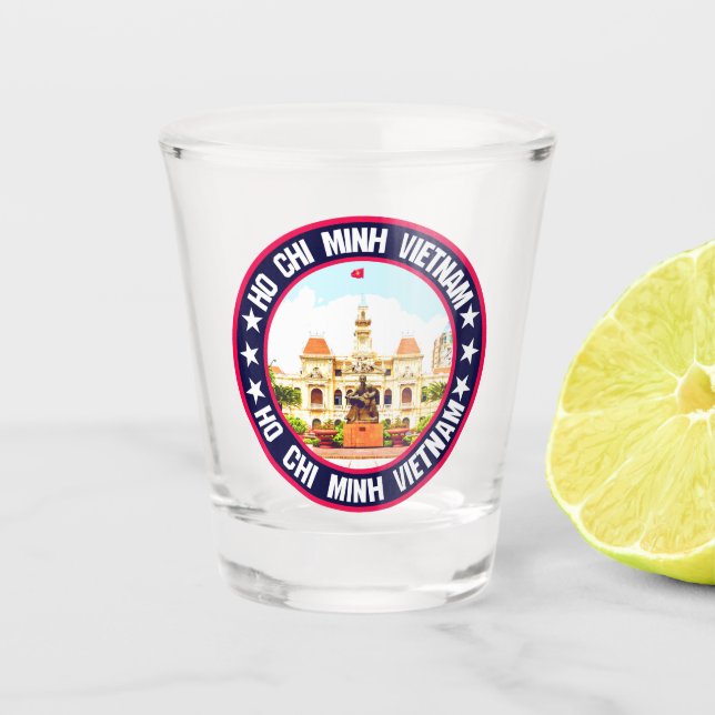 Ho Chi Minh                                        Shot Glass (Front)