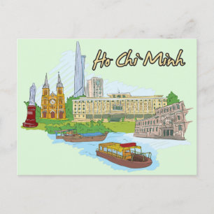 Ho Chi Minh Vietnam Postcard