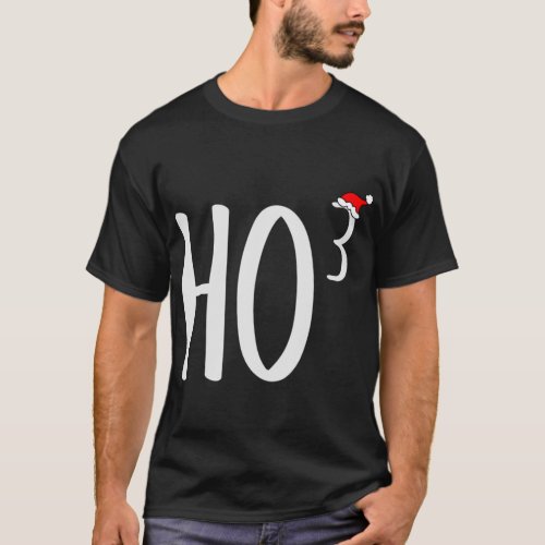 Ho Cubed Ho Ho Ho Math Teacher Christmas T_Shirt