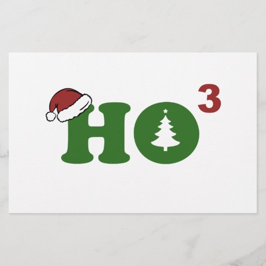 Ho Cubed Merry Christmas (Front)