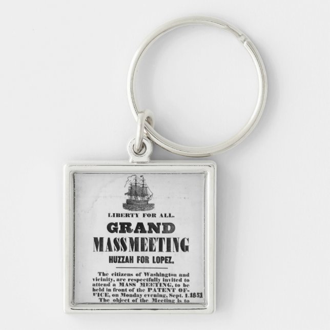 Ho, for Cuba Keychain (Front)