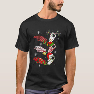 Ho Ho ASL Sign Language Deaf Pride Family Pajamas  T-Shirt