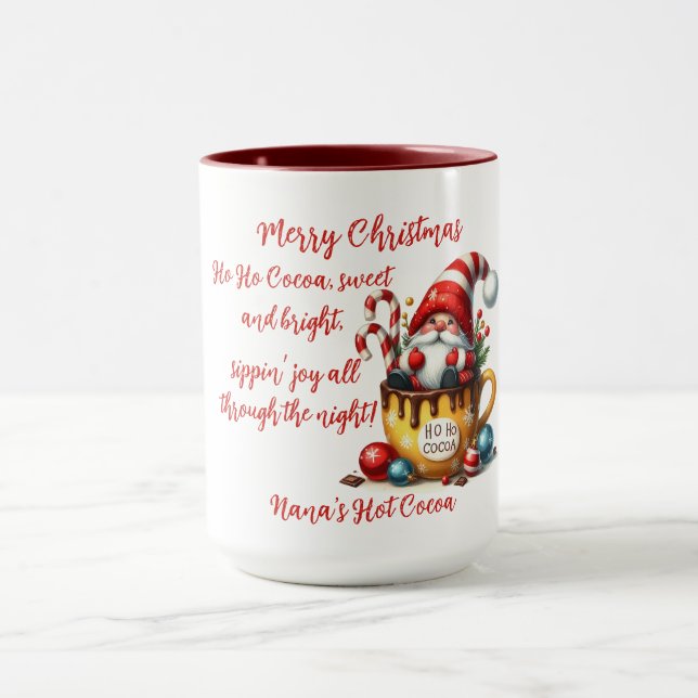 Ho Ho Cocoa Santa Mug (Center)