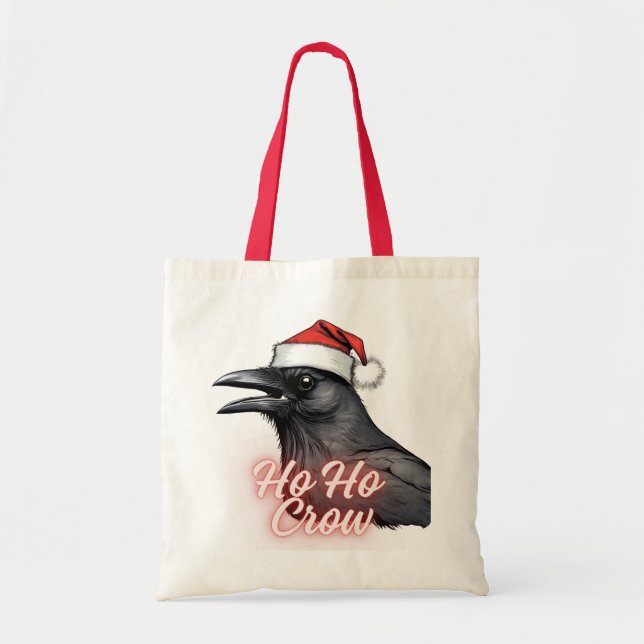 Ho Ho Crow Shopping Tote Bag (Front)