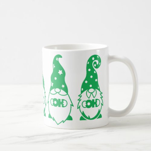 Ho Ho Green Gnomes  Coffee Mug