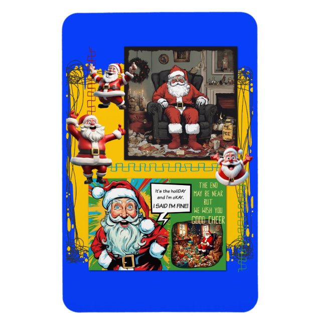 HO HO HELP magnet (Vertical)