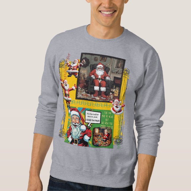 HO HO HELP sweatshirt (Front)
