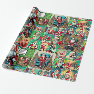 HO HO HELP wrapping paper