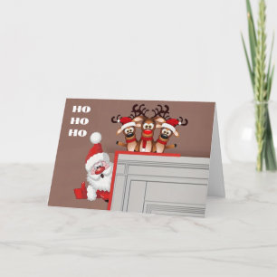 **HO HO HO AND MERRY CHRISTMAS TO YOU** CARD